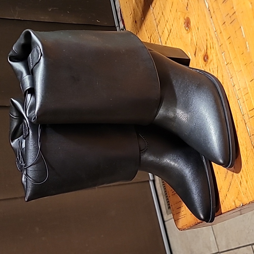 Madden Girl foldover boots, size 6, Brand New!